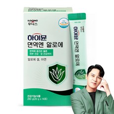 일동후디스 하이뮨 면역엔 알로에, 14포, 20g, 1박스