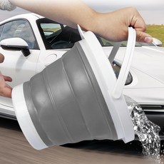 벤비아믹스 폴딩 세차 버킷 접이식 셀프 세차 물통 10리터 세차통 셀프세차 낚시 청소 다용도 국산차 수입차 00737