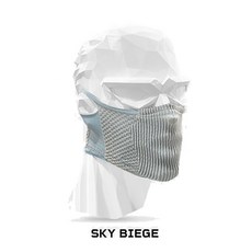 나루 오리지널 워셔블 필터링 슬림핏 스타일 마스크 F5S, 스카이베이지, 1개