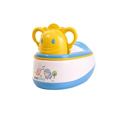 VIVI happy 寶寶綿羊造型便盆，舒適防滑，易清潔便攜式兒童如廁訓練器, 藍色