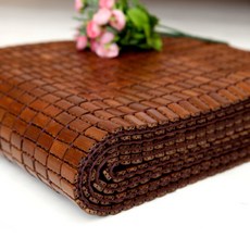 竹炭棉繩麻將專利涼蓆, 5尺雙人規格【孟宗竹床墊／涼蓆】