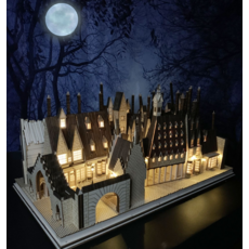 해리포터 호그와트 성 diy 미니어처 하우스 모형 조립, 성 모델, 1개