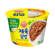 오뚜기 즉석국 컵밥 제육덮밥, 315g, 6개