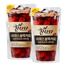 칸타타 아이스 블랙커피 230ml 20팩, 20개