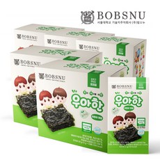 서울대 우아한 유기농 어린이맛김(조미) 초록이 5케이스 50봉, 조미김, 20g, 5개