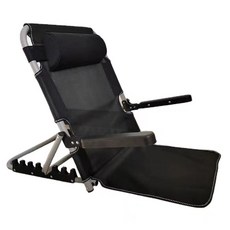 침대 등받이 의자 각도조절 등받침 각도 팔걸이 침실, 1개, 블랙 손잡이 포함 높이 70cm 가능한