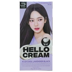 미쟝센 뉴 헬로크림 염색제, 쿨라벤더블랙, 1개