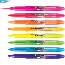 JAVA 자바 파워라인 오리지널 형광펜 낱개, 연두