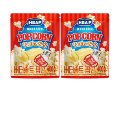팝콘 버터솔트, 400g, 2개