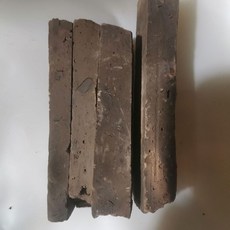 MT 高品質黃土無污染深層網紅土造型煙熏半灶4混黃白半灶 - 廚房收納裝飾，打造獨特風格, 煙熏膠黃條一斤, 1個