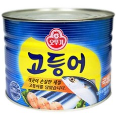 오뚜기 고등어 통조림 캔 1.8KG, 1개