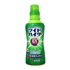 KAO 花王 ワイドハイター EX POWER 濃縮酵素漂白劑 彩色衣物適用 去漬消臭 560ml, 1個, EX漂白劑(綠罐)560ml#19958