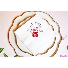 더 냅킨 새해 칵테일냅킨 인쇄냅킨, 1박스, 3000개입, 복주머니