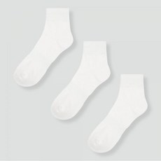 [JAJU] 자주 남 액티브 서포트 단목 양말 3족_화이트