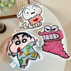 짱구는 못말려 고리형 미니 주방 수건 / 다용도 핸드타올 미니 손수건, 1개, 짱구