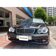 台灣之光 全新 W203 C32 W211 AMG版保桿專用 霧燈 E240 E280 E320 E55 台灣製, 1個, 乘客座邊