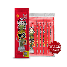 태국 타오케노이 김과자 빅롤 매운맛 2.5g X 12개, 1개, 30g