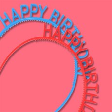 삼공 생일머리띠 1P 어린이집생일파티머리띠, 블루