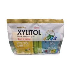 코스트코 스위토리 자일리톨 후르츠 앤 민트향 껌 492.8g + 더메이런소독티슈, 1개