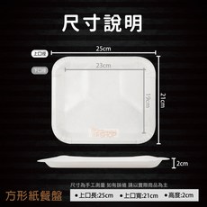 方形紙餐盤900入 免洗餐具 紙盤 自助餐盤 便當店分隔餐盤 (整箱販售), 1個, 方形紙餐盤-箱(900入)