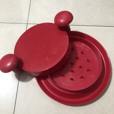 雞肉絞碎器 絞肉器 牛肉絞餡器 雞肉碎肉器 手動絞肉器 快速碎肉 省時省力, 紅色, 詳見包裝