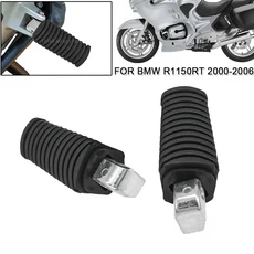 F850GS F750GS F800GS R1150RT R1100RS R1100RT 후면 Footpegs 용 고무 커버 가드가있는 오토바이 발판 승객, One Set