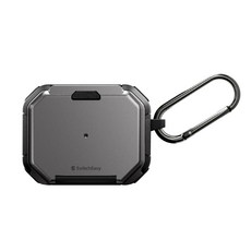 SwitchEasy Defender 軍規耐衝擊支架保護殼 適用 AirPods Pro 保護殼 耳機殼 SE075, 1個, 太空灰, 太空灰
