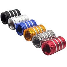 알테쉬 자동차 타이어 밸브캡 에어캡 알루미늄 타이어캡 오토바이 범용, 레드, 1개