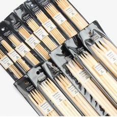 튤립 대나무 장갑바늘 (20cm) Tulip Double Pointed Bamboo Knitting Needles (20cm), 1개