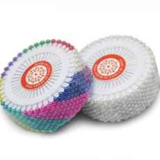 재봉핀 핀세트 다용도 바느질용 소잉핀 바느질 핀세트 퀼트용 핸드메이드 부자재핀 플라스틱 제작핀 라운드, 칼라풀 480개 UK00827