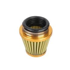 범용 38mm 오토바이 에어 필터 흡기 유도 키트 GY6 50cc 110cc 125cc 스쿠터 ATV 먼지 자전거 45mm48mm, 18 45MM Gold