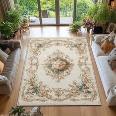 보헤미안 프린트 스타일 카펫 모로코 거실 크리스탈 벨벳 입구 침실 침대 옆