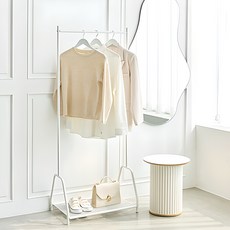 CASAMARU 移動式輕型掛衣架, 白色