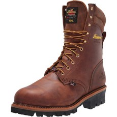 미국겨울부츠 Thorogood Logger 시리즈 9u201D 남성용 방수 절연 강철 발가락 작업 부츠 - 400g Thinsulate 및 Vibram 미끄럼 방지 힐 아웃솔이 포
