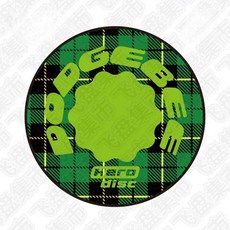 빅네임 원반 디스크 안전 아동 플라잉디스크, 빨강패턴, 1개