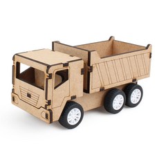 덤프 자동차 풀백카 TM562 목재모형 트럭 mgs+529zC