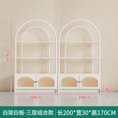 아치형 진열장 라운드 매장 디피 화장품 장식장 선반, E. 200x30x170