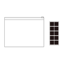 行動電源絕緣用品組 夾鏈袋與絕緣膠帶片, 1個, 1套