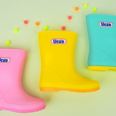 장화 유에고 로고/레인부츠/유아/아기/아동/어린이/키즈/여아/해루질장화/갯벌/농장