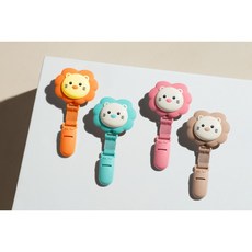 小獅王辛巴 雙頭萬用夾 手帕夾 平安符夾 幼稚園, 藍, 1個