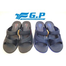 G.P 運動拖鞋 親子版 男生 氣墊套拖 防水 防滑 魔鬼氈 C45 3760, 藍色41