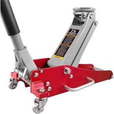 옐로우 재킷 플로어 잭 1.5톤 알루미늄과 강철 자동차 유압 저전고 경량 서비스 빠른 리프트 이중 펌프 1500kg 용량