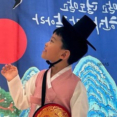 펠트 갓 밀짚모자 코스튬 한복악세사리 추석선물 설날선물 어린이집 유치원 명절 유아 아동, 갓모자, 1개