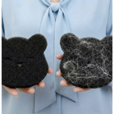 나나픽 씻어쓰는 털제거 스펀지 세탁볼 10개, 블랙