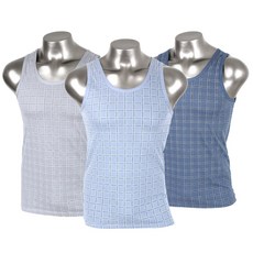 5130 빅사이즈 남성용 민소매 런닝 3종세트