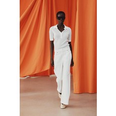 [국내발송] 자라 ZARA 시스루 니트 폴로셔츠 - 화이트 8779/003/250