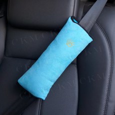 간편장착 푹신한 안전벨트 베개 어린이 차량용쿠션 안전벨트커버 차량용품, 1안전벨트베개-그레이, 1개