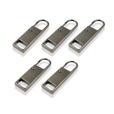 세탁기 건조기 사용 후 지퍼 고리 손잡이 셀프 교체 수선, 5개, 사각 그레이