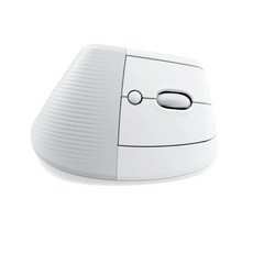 Logitech 羅技 人體工學垂直滑鼠 - 光學感應器 可調滾輪, 珍珠白, LIFT