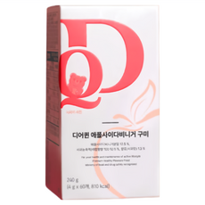 韓國蘋果醋Q軟糖低糖健康零食, 240g, 1個